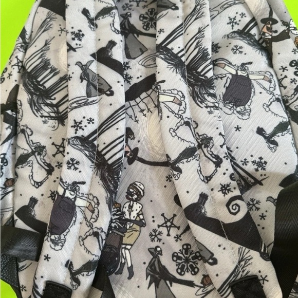 Disney Nightmare Before Christmas Holiday Backpack Snow Design NWT main image 4